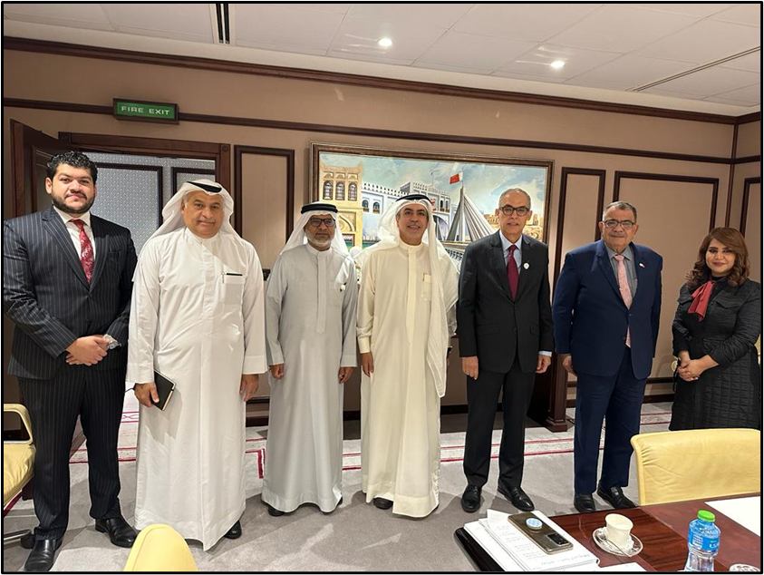 استقبال سعادة محافظ مصرف البحرين المركزي لأعضاء مجلس إدارة جمعية المحامين