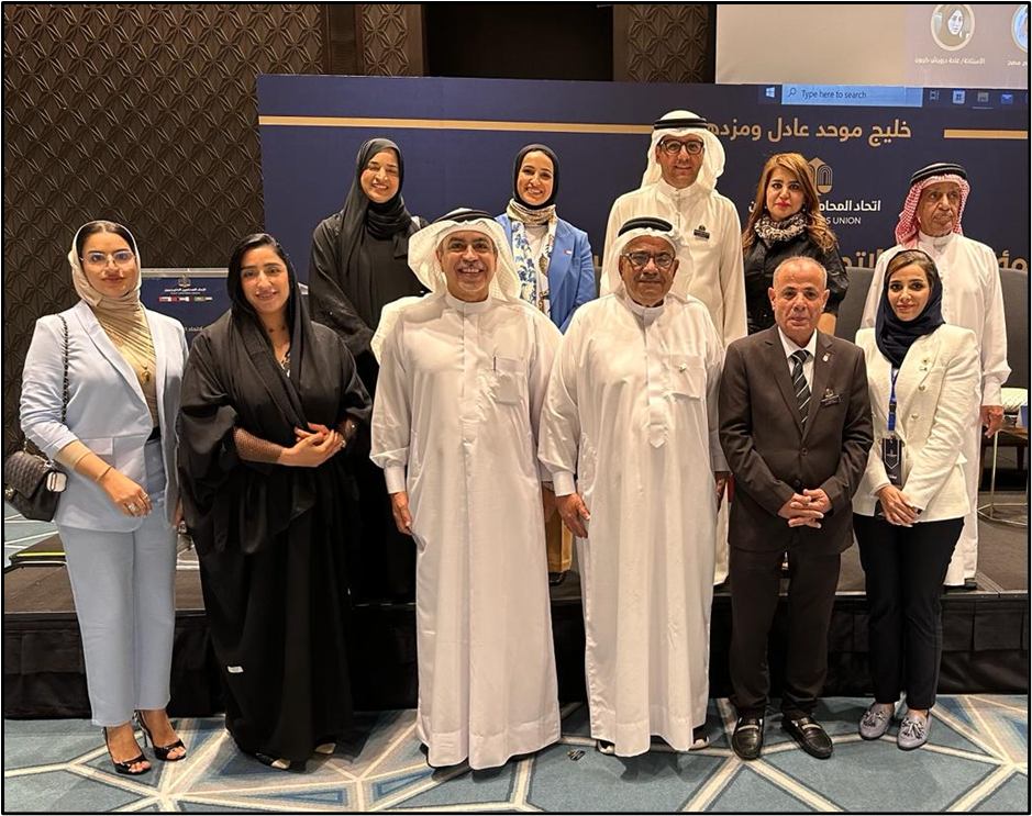 حضور المؤتمر التأسيسي الاول لاتحاد المحامين الخليجيين بدولة الكويت