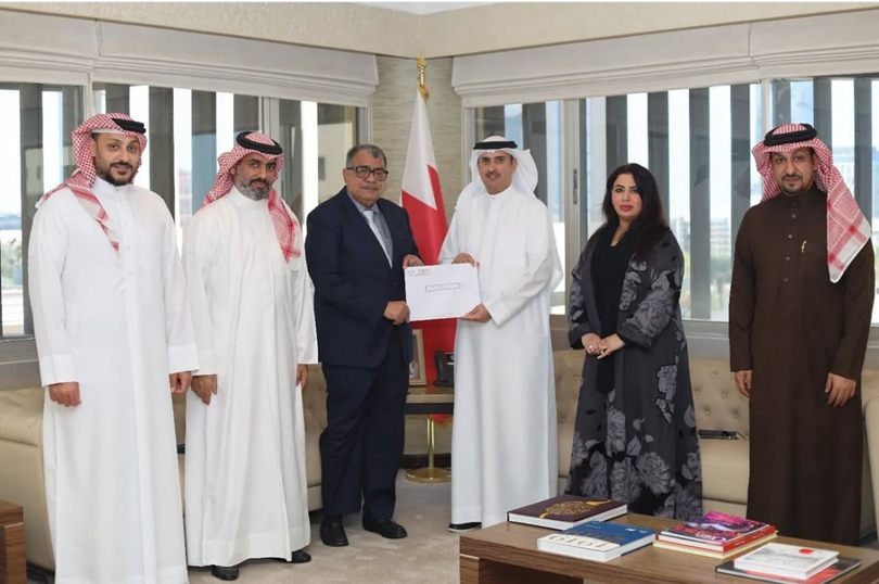 سعادة وزير العدل والشؤون الإسلامية والأوقاف يستقبل الأستاذ حسن بديوي رئيس مجلس الإدارة بمناسبة توليه منصب رئيس اتحاد المحامين الخليجيين