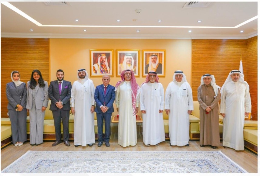 استقبال نائب رئيس المجلس الأعلى للقضاء لرئيس وأعضاء مجلس إدارة جمعية المحامين البحرينية
